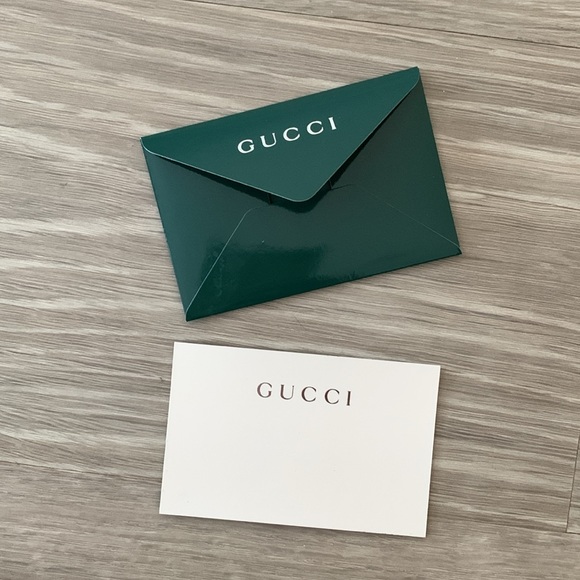 Gucci Shopping Bag and Note Card (authentic) - Picture 5 of 9